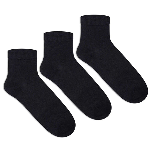 Basic Ankle Socks for Women (Pack of 3) 3000