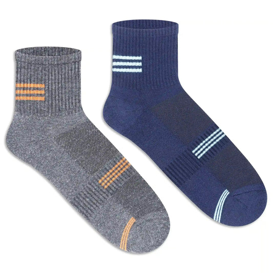 Sports Ankle Socks - Men (Pack of 2) 3000
