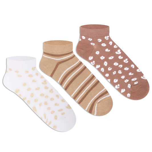 Casual Low-Cut Socks - Women (Pack of 3) 3000