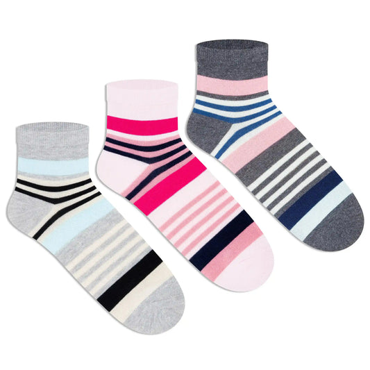 Casual Ankle Socks for Women (Pack of 3) 3000