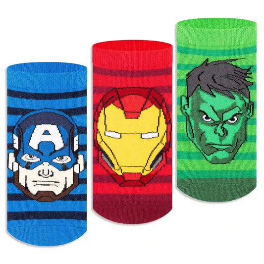 Marvel Avengers Ankle Socks - Boys (Pack of 3) Supersox 3000