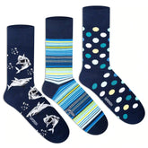 Funky Crew Socks (Unisex) - Pack of 3