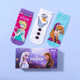Disney Frozen Ankle Socks - Girls (Pack of 3)