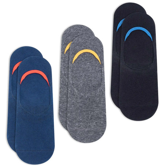 Casual No-Show Socks for Men (Pack of 3) 2000