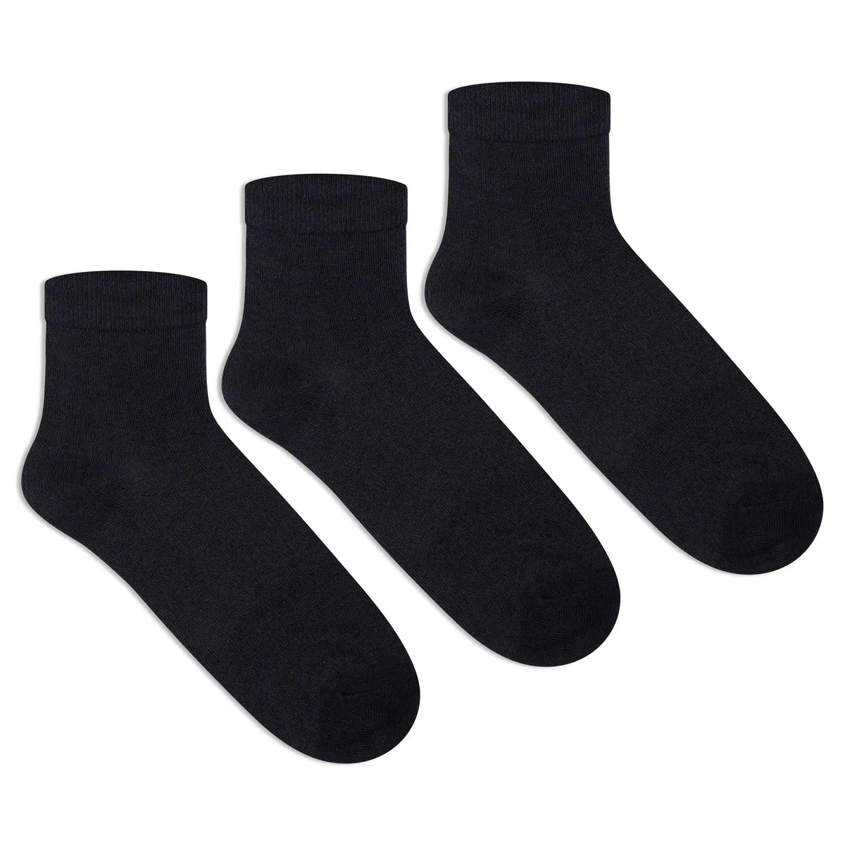 Basic Ankle Socks for Women (Pack of 3)