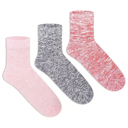 Basic Ankle Socks for Women (Pack of 3) 3000