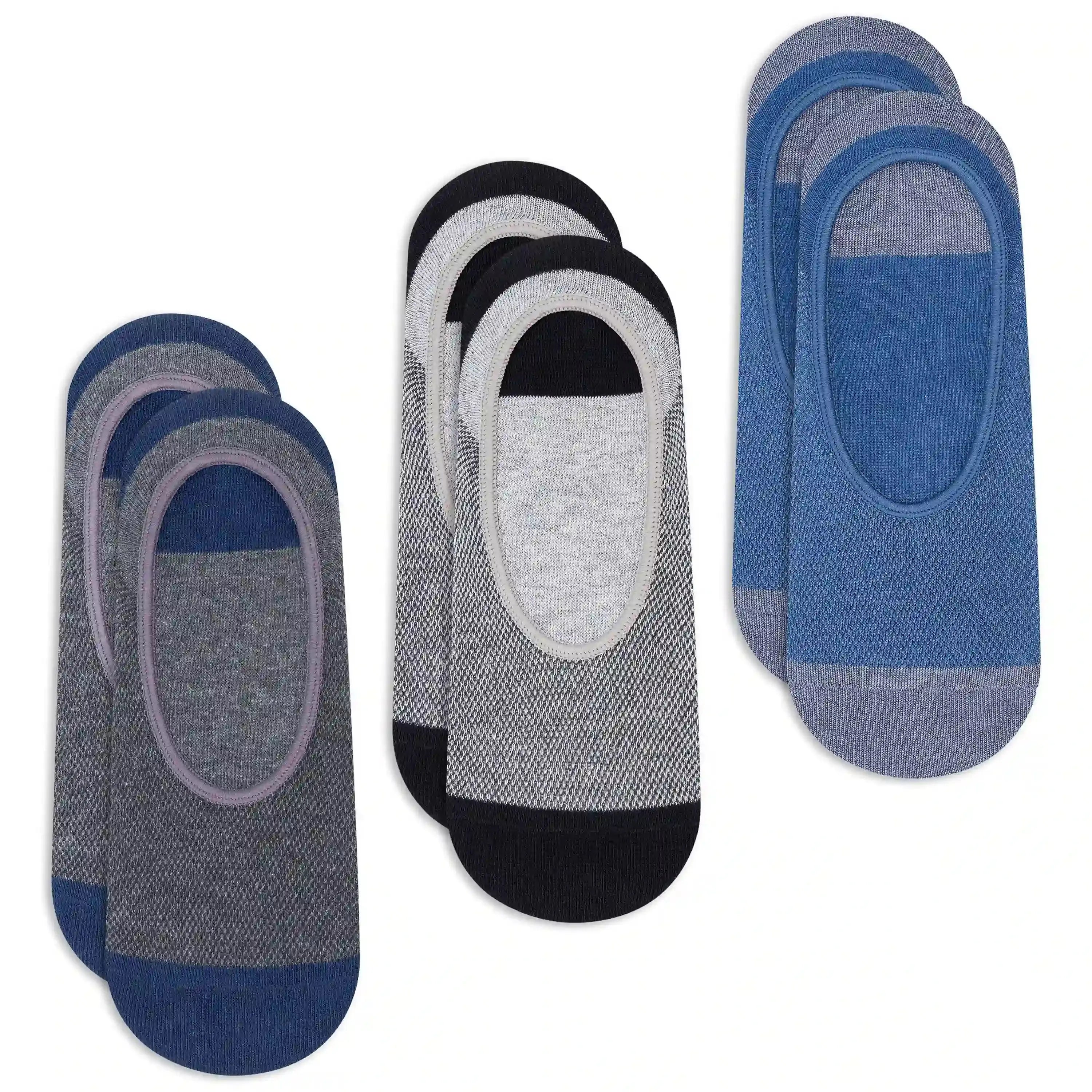 Casual No-Show Socks for Men (Pack of 3)