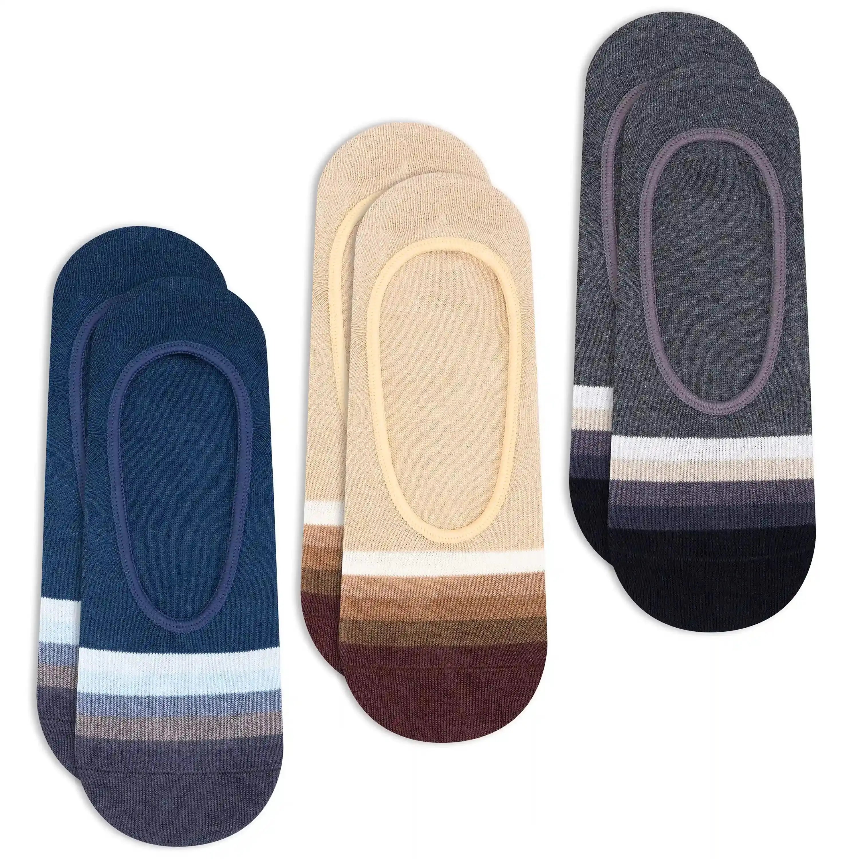  Casual No-Show Socks - Men (Pack of 3)