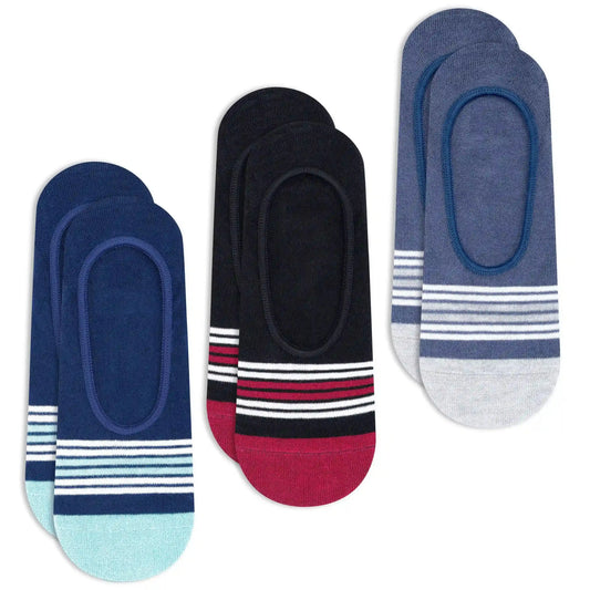Casual No-Show Socks - Men (Pack of 3) 3000