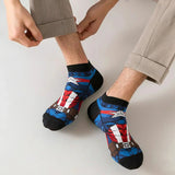 Marvel Captain America Low-Cut Socks - Men (Pack of 3) Supersox