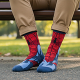 Marvel Spiderman Crew Socks - Men (Pack of 1) Supersox