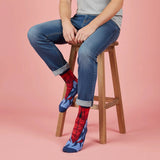 Marvel Spiderman Crew Socks - Men (Pack of 1) Supersox