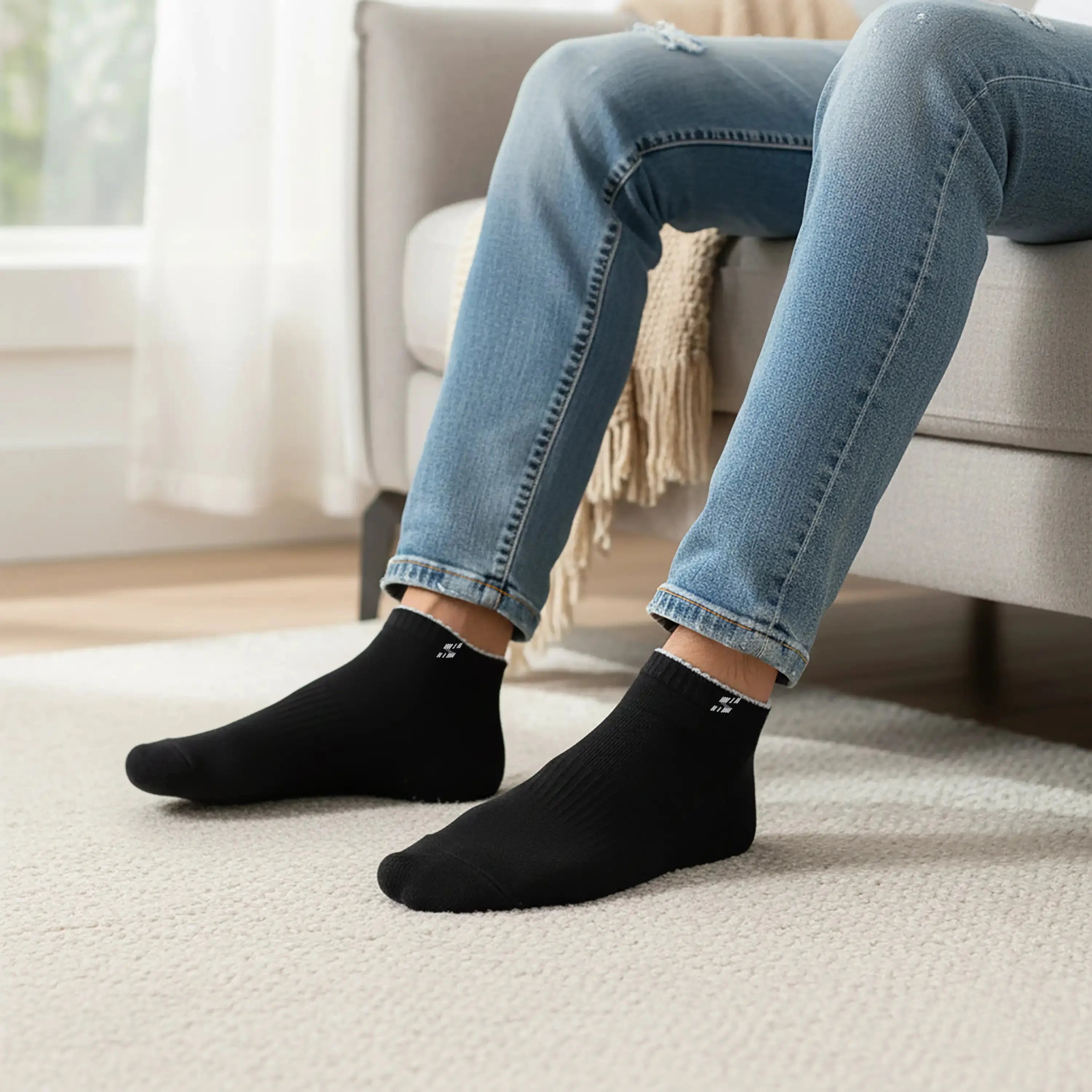 Black - Navy - Charcoal Melange