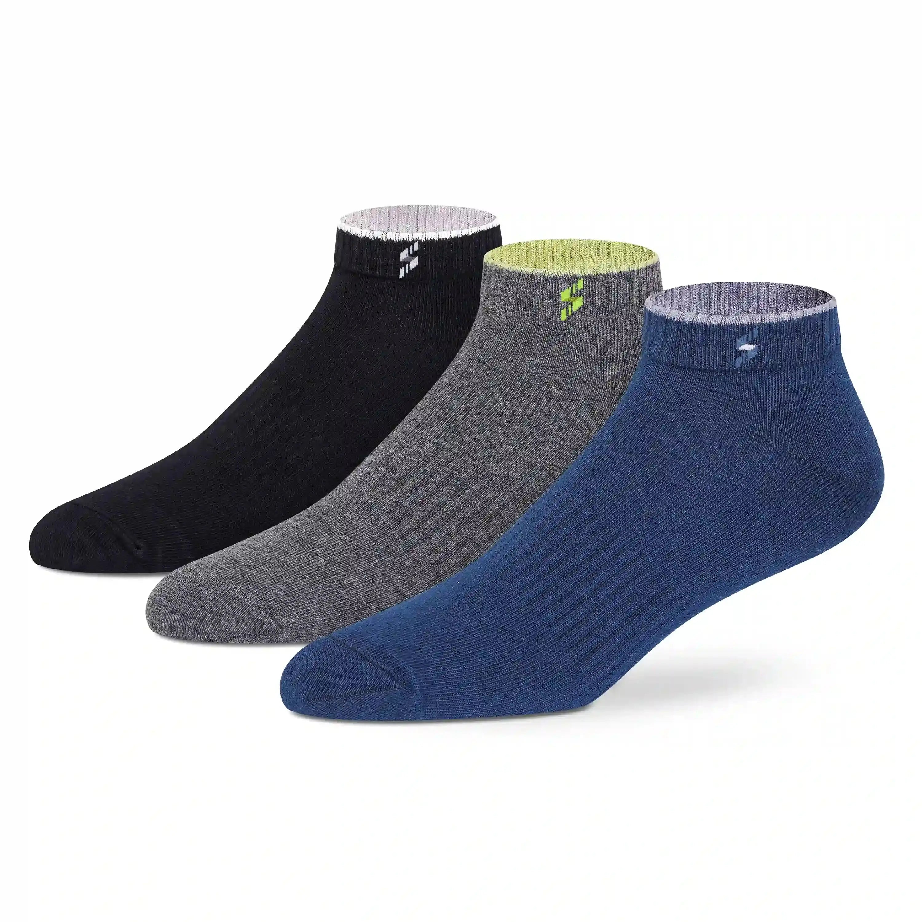 Black - Navy - Charcoal Melange
