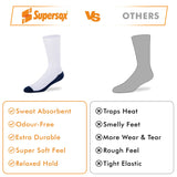 Casual Crew Socks for Men (Pack of 3)