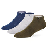 Olive - Light Grey Melange - Navy