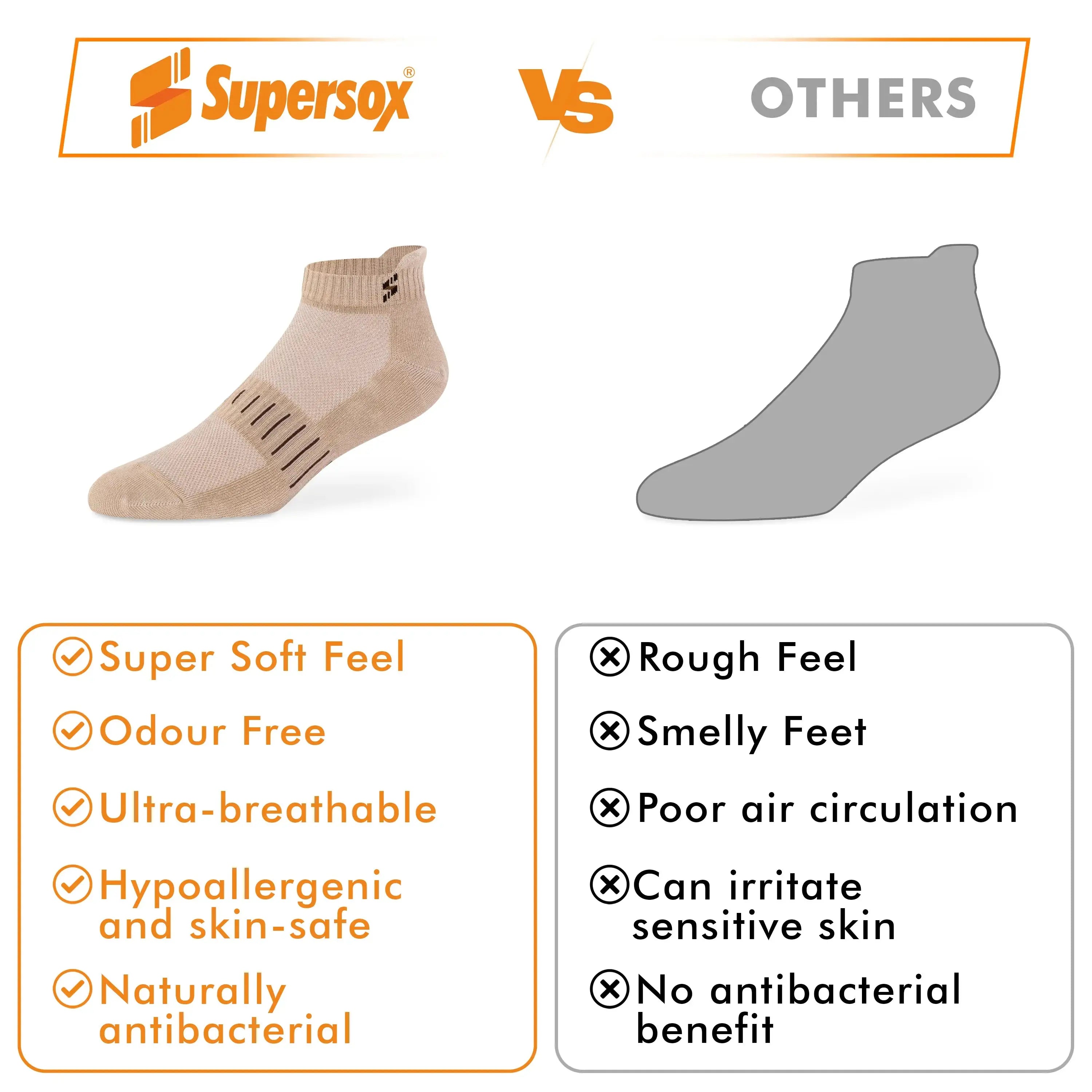 Bamboo Ankle Socks - Unisex (Pack of 3)