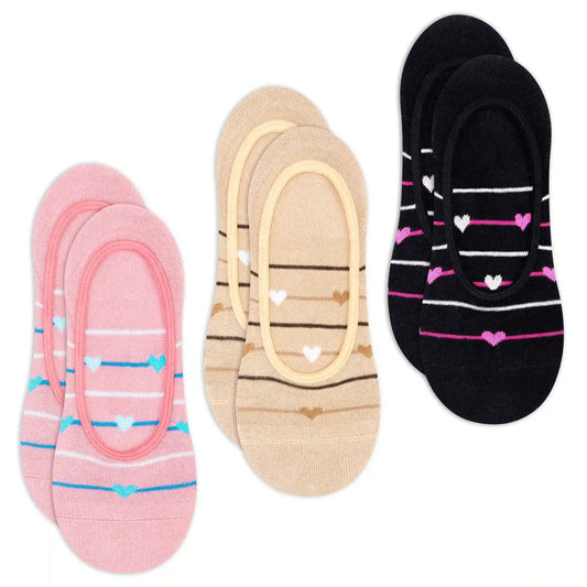 Casual No-Show Socks - Women (Pack of 3) 3000