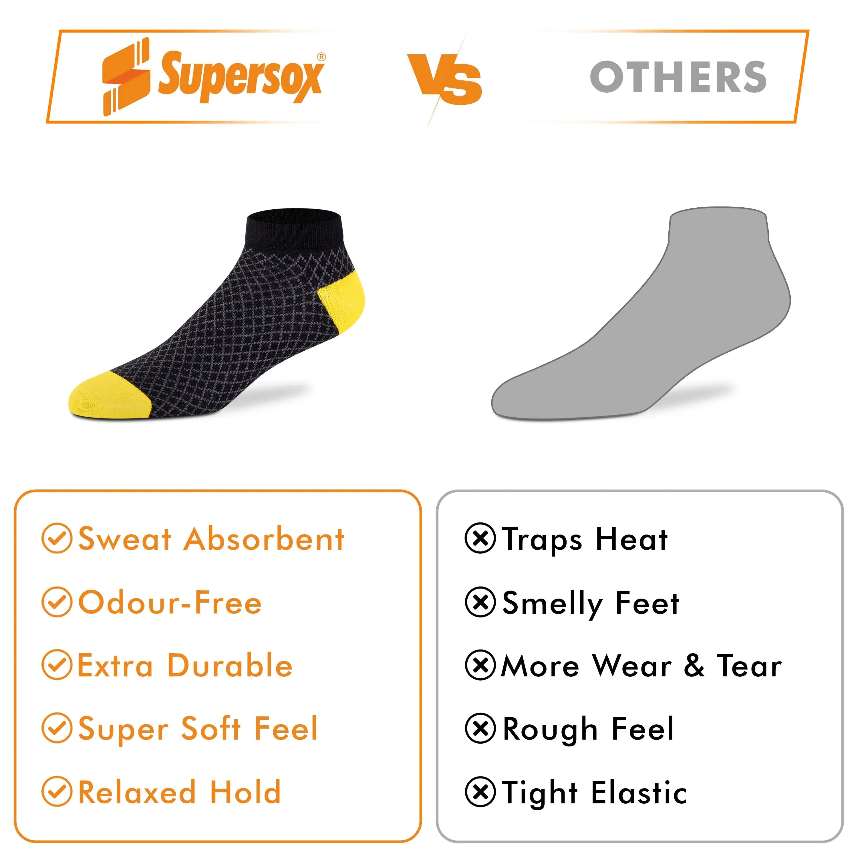 Casual Low-Cut Socks - Women (Pack of 3) Supersox