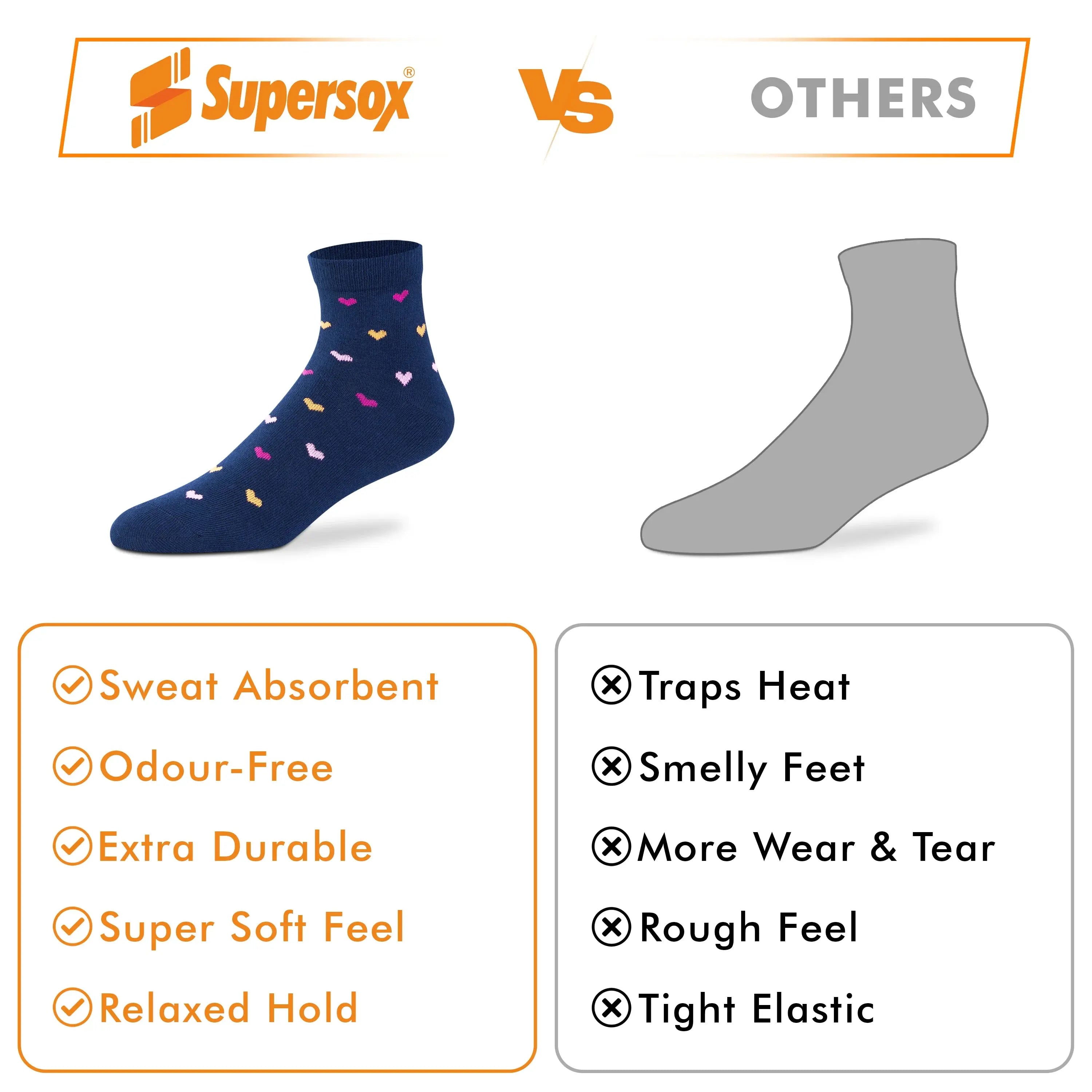 Casual Ankle Socks - Women (Pack of 2) Supersox