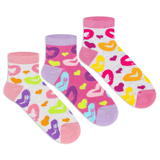 Casual Ankle Socks - Girls (Pack of 3) 3000