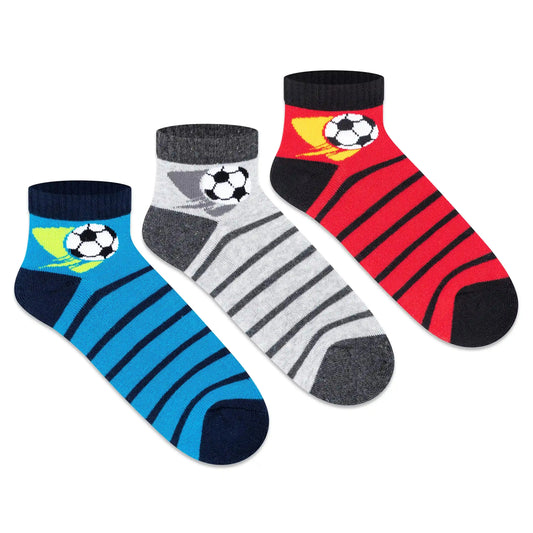 Sports Ankle Socks for Boys (Pack of 3) 3000