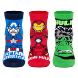 Marvel Avengers Ankle Socks - Boys (Pack of 3) Supersox