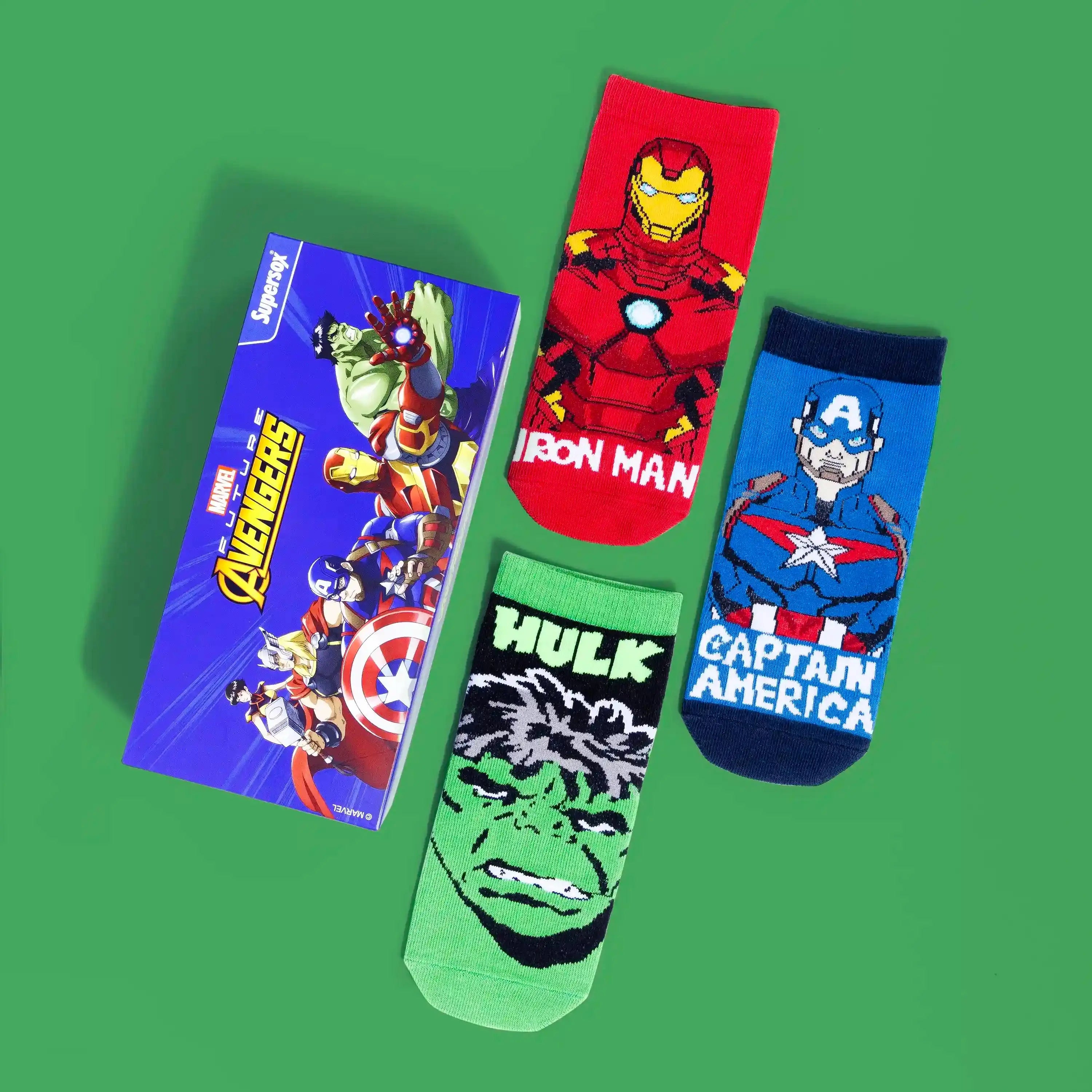 Marvel Avengers Ankle Socks - Boys (Pack of 3) Supersox