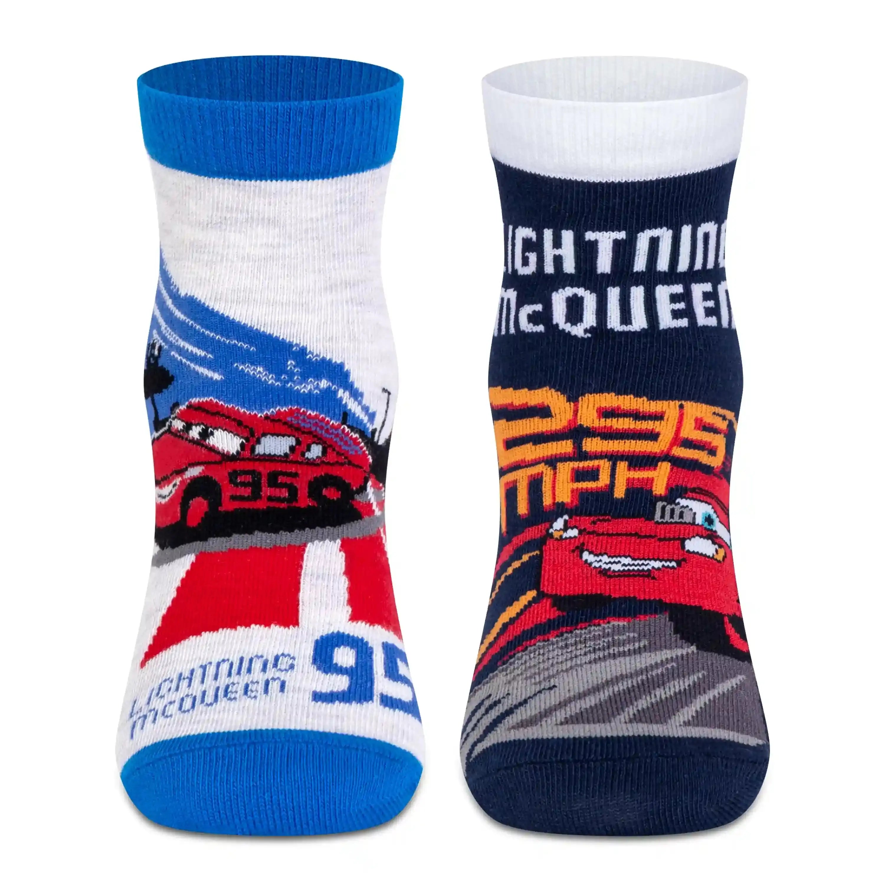 Supersox Cars Ankle Socks - Boys (Pack of 2) Supersox