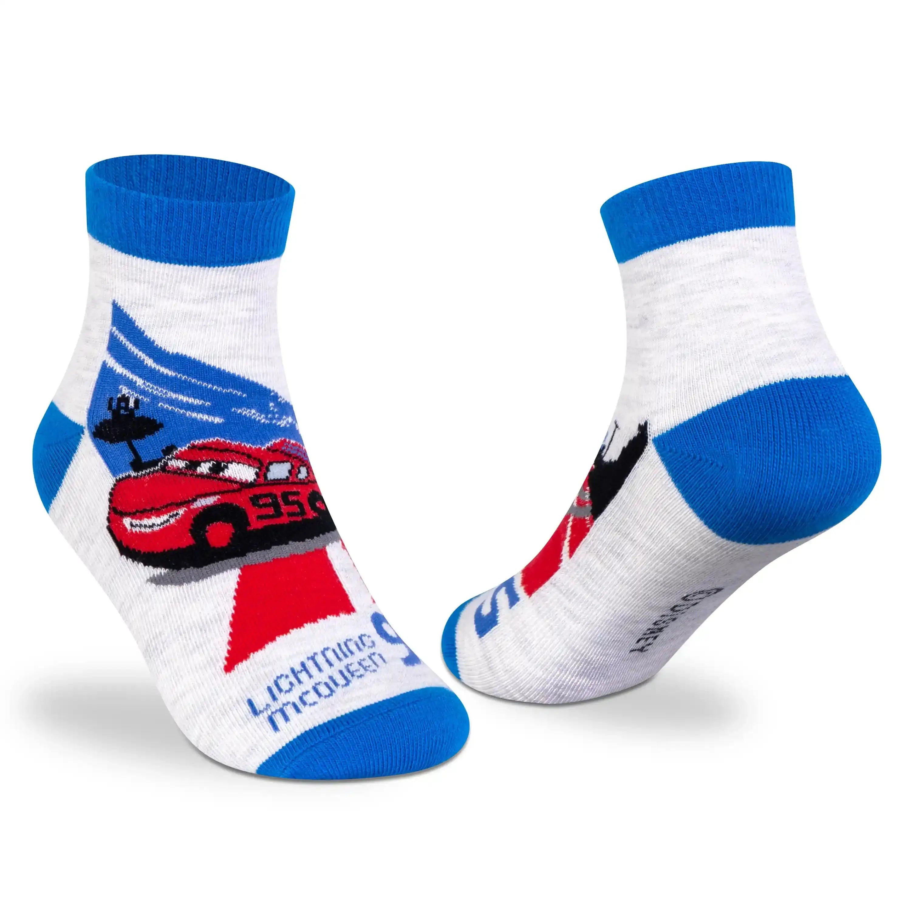 Supersox Cars Ankle Socks - Boys (Pack of 2) Supersox