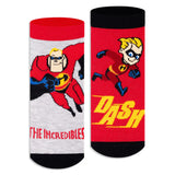 Disney Incredibles Ankle Socks - Boys (Pack of 2) Supersox