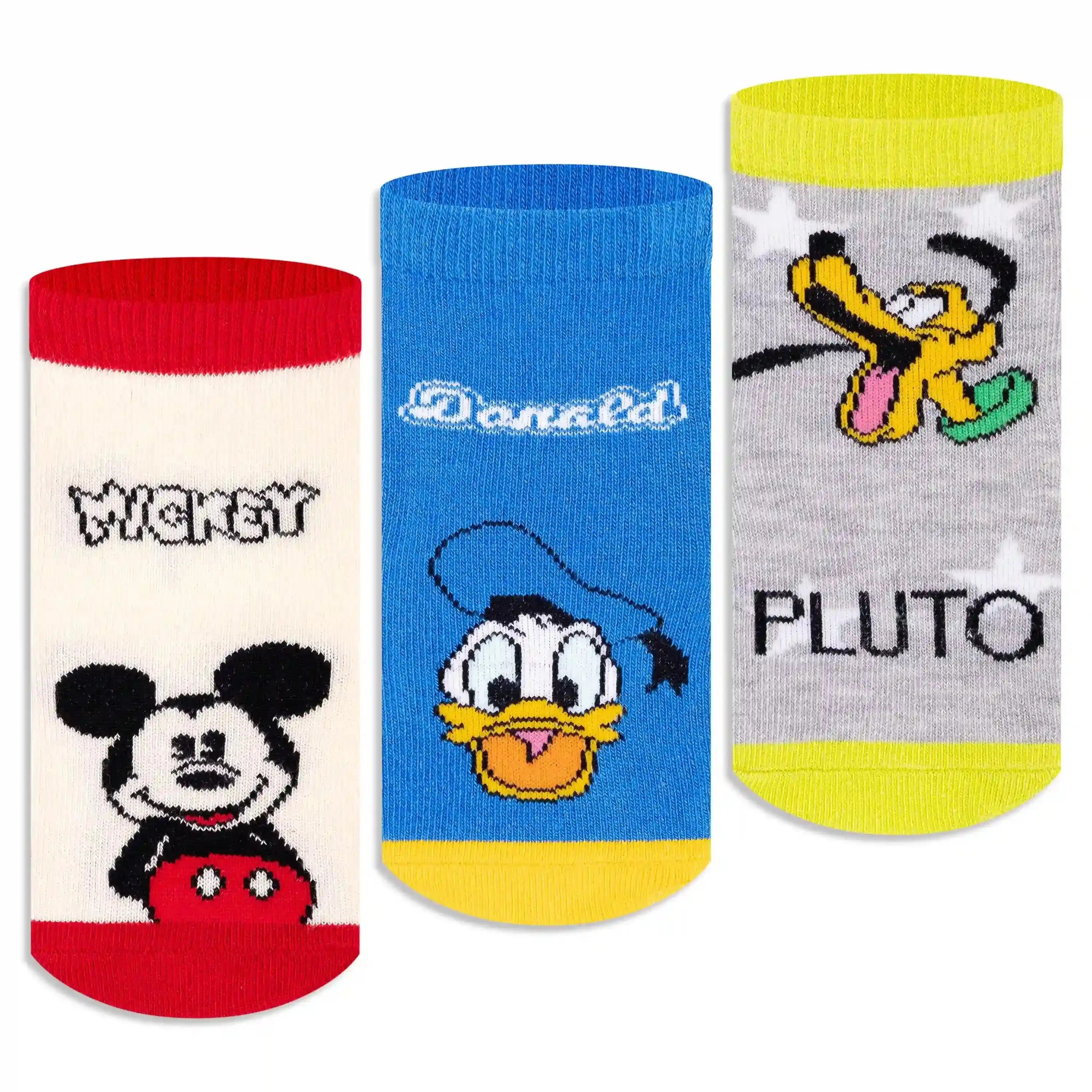 Disney Mickey & Friends Ankle Socks - Boys (Pack of 3) Supersox