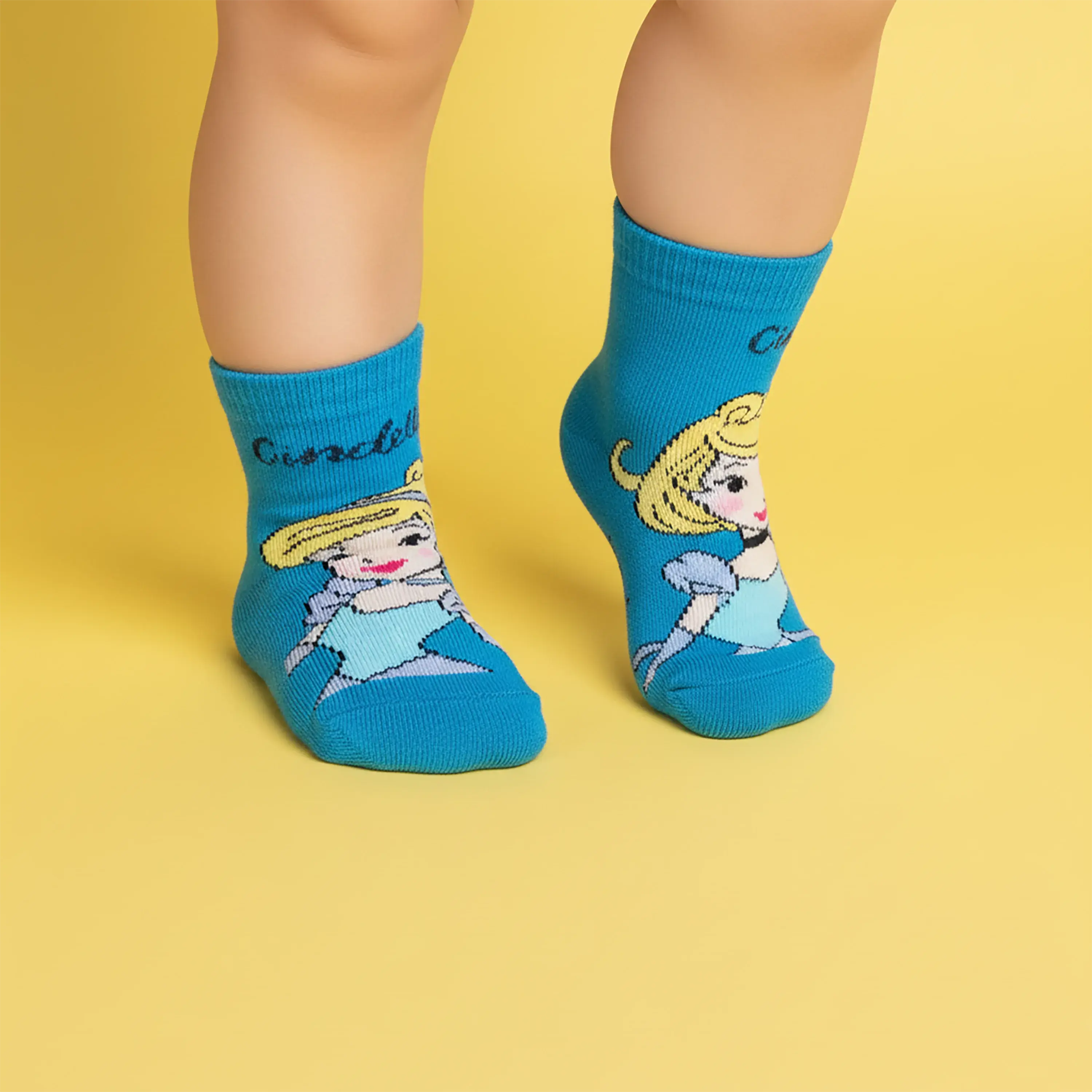 Disney Princesses Ankle Socks - Girls (Pack of 5) Supersox
