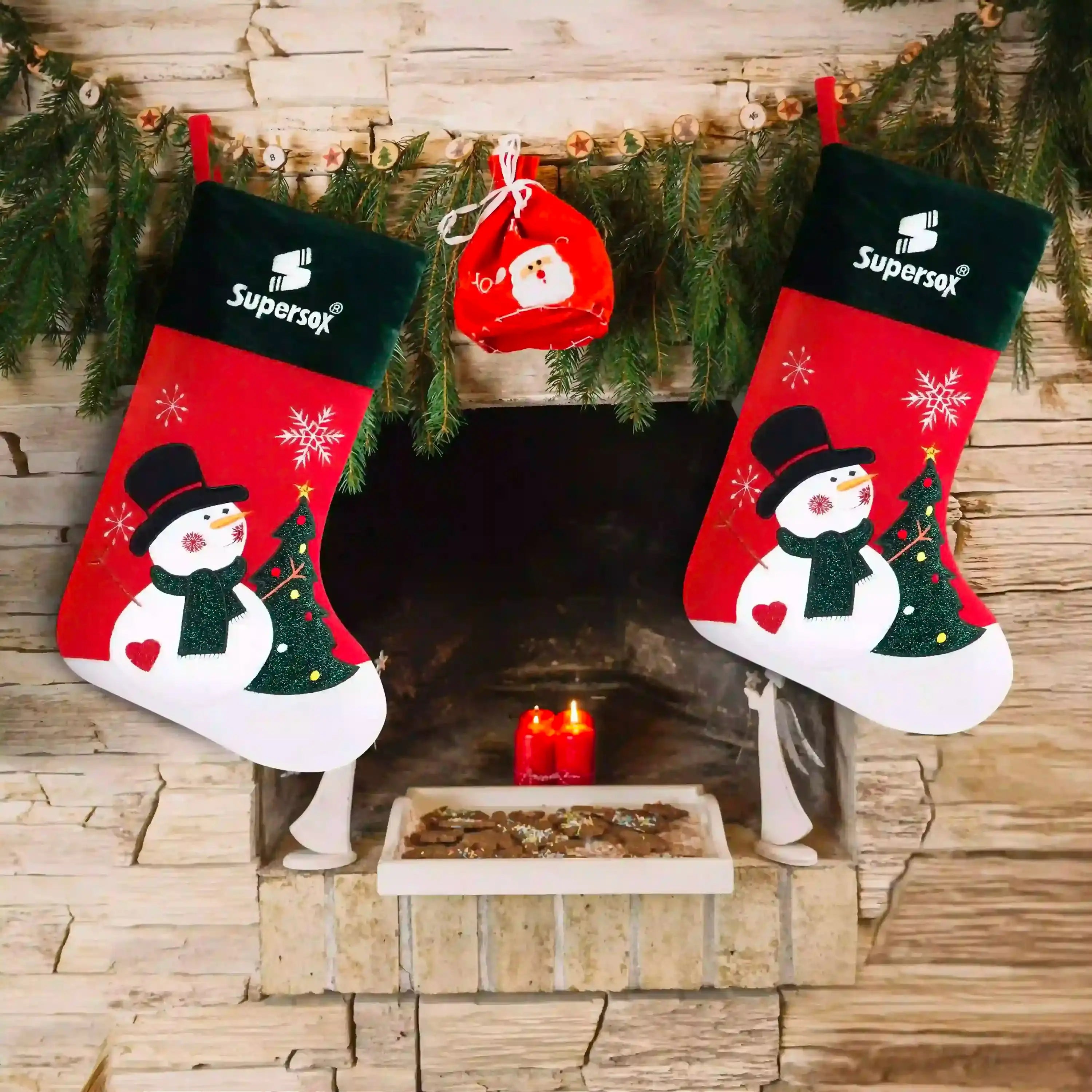 Christmas Decorations Gift Stocking - (Pack of 1) Supersox