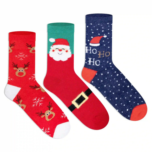 Supersox Christmas Fuzzy Socks - Women (Pack of 3)  3000