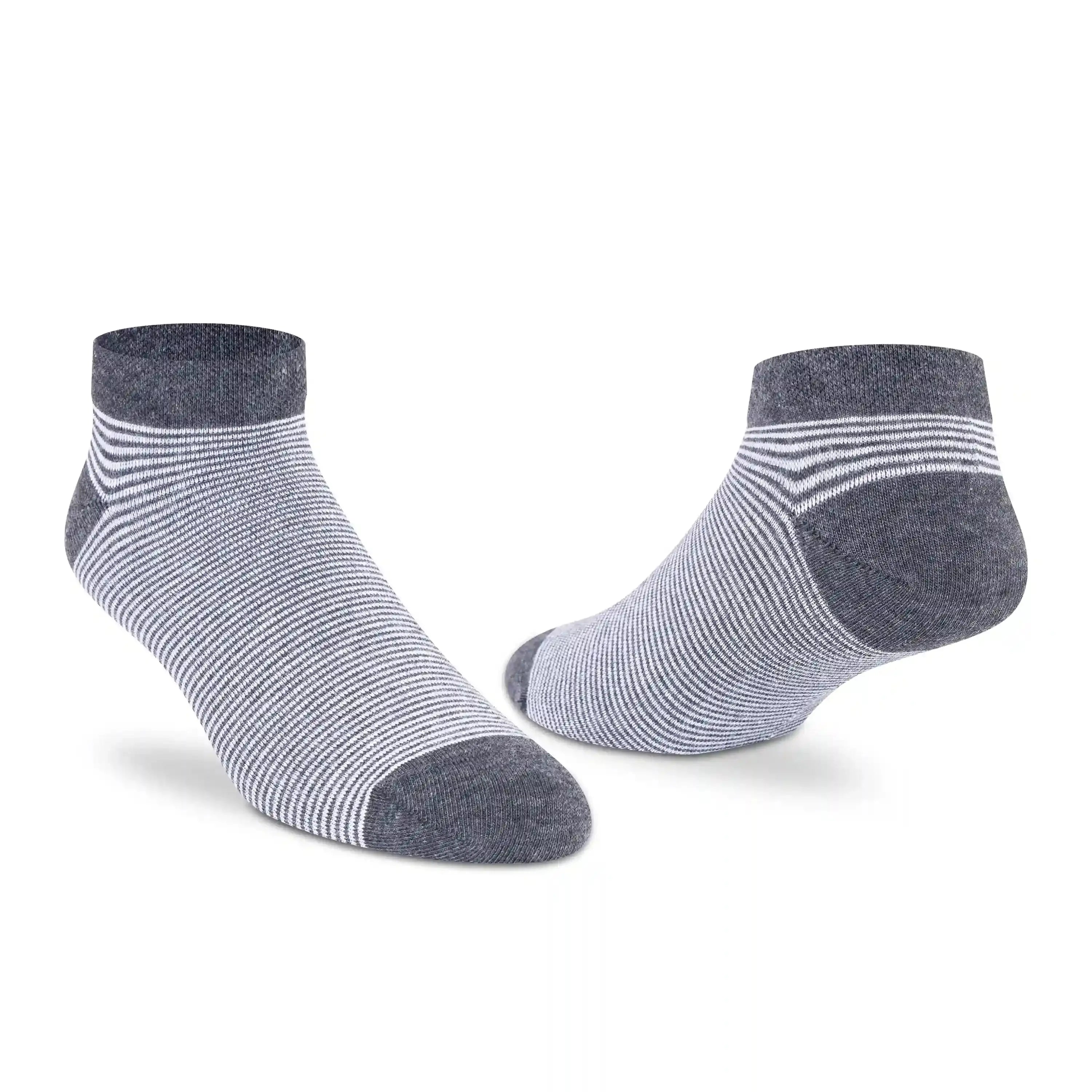 Supersox Plain Stripe Sneaker Socks - Men (Pack of 3)