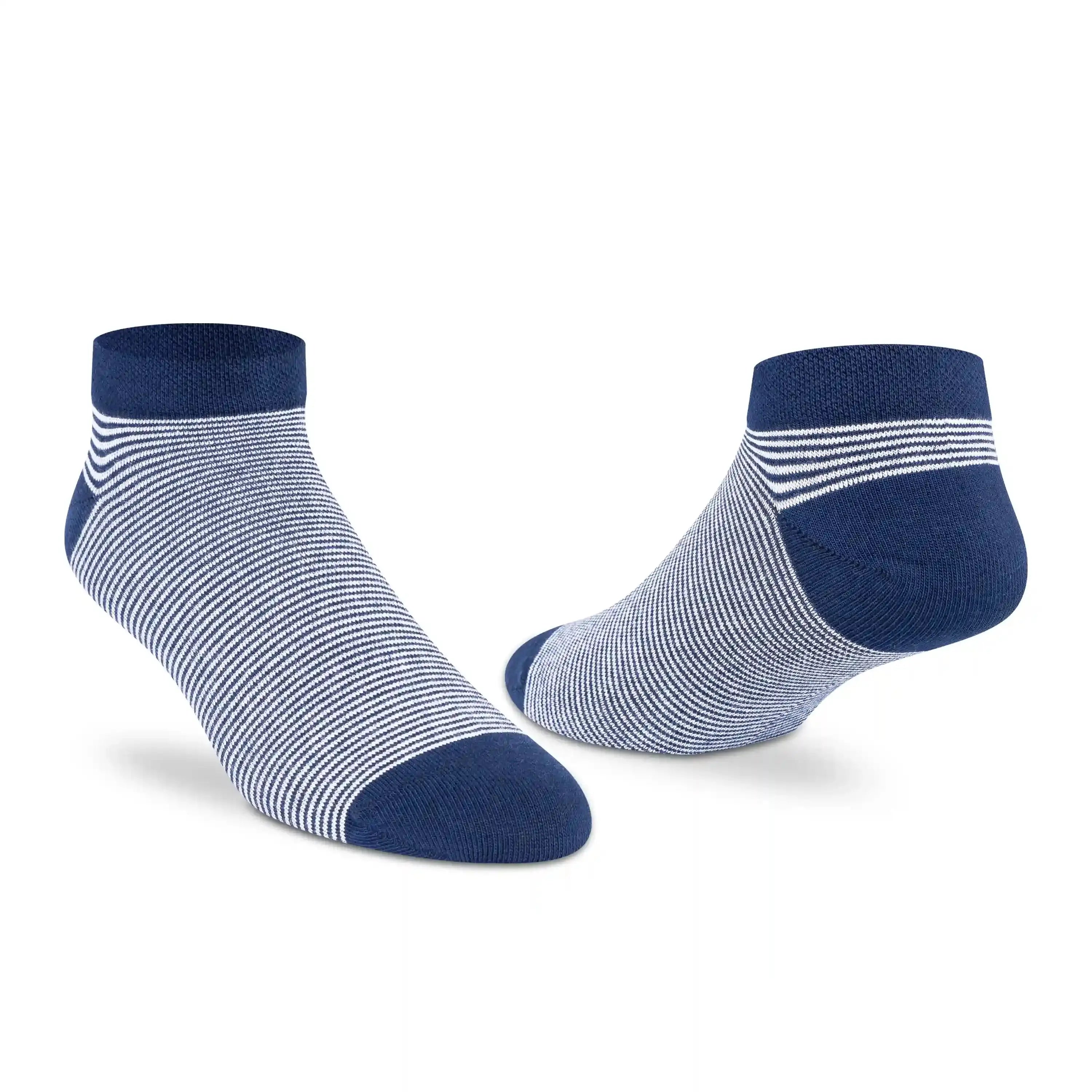 Supersox Plain Stripe Sneaker Socks - Men (Pack of 3)