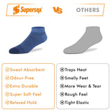 Mixed design Sneaker Socks - Men (Pack of 3) Supersox