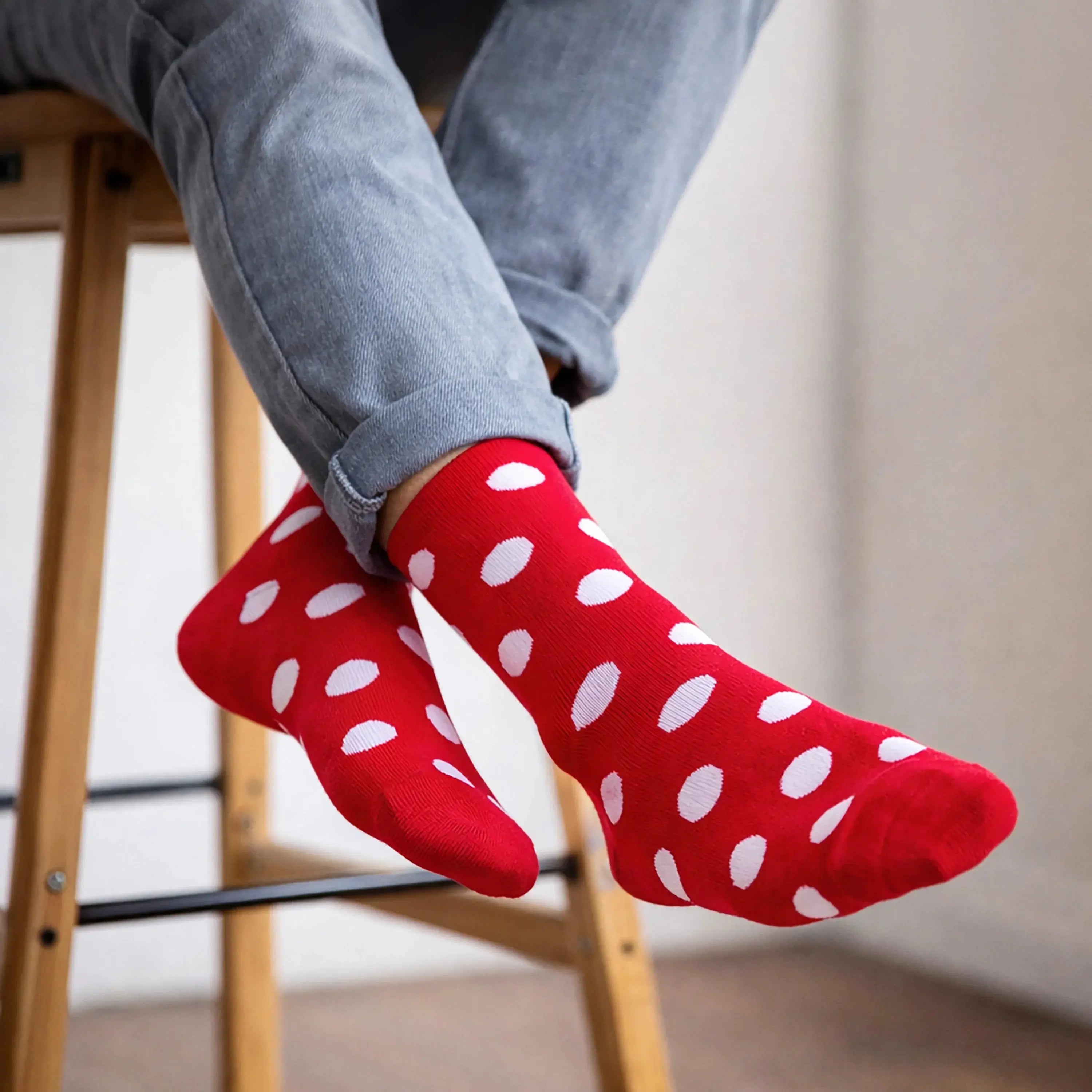 Mismatch Socks - Unisex (Pack of 2) Supersox Funky Polka Crew Socks - Unisex (Pack of 3)
