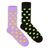 Supersox Funky Polka Crew Socks - Unisex (Pack of 2)