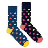 Supersox Funky Polka Crew Socks - Unisex (Pack of 2)