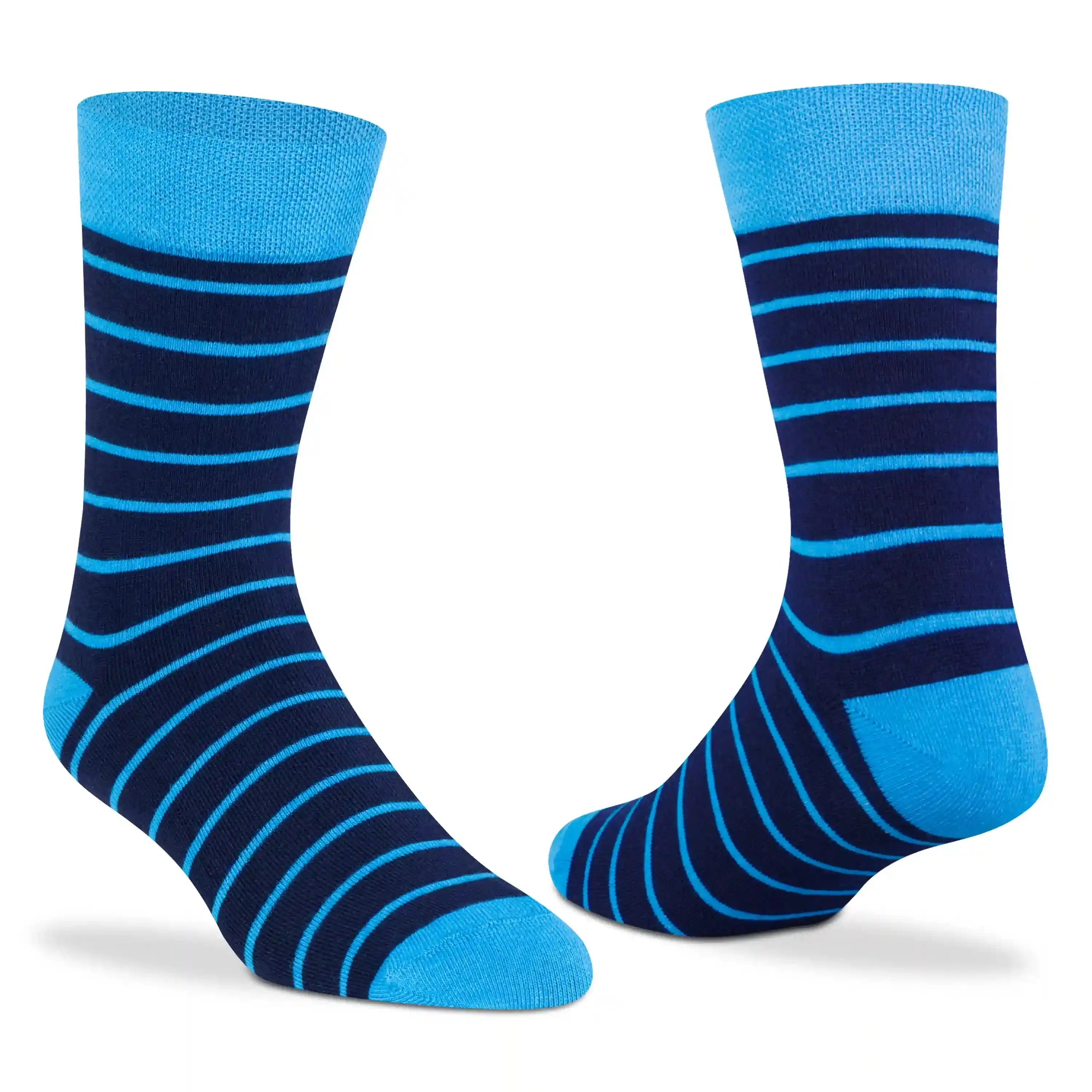 Causal Striped Zero Odor Modal Socks - Men (Pack of 3) Supersox