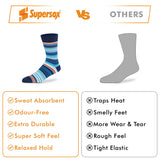 Classic Stripe Socks Gift Box – Men (Pack of 9) Supersox
