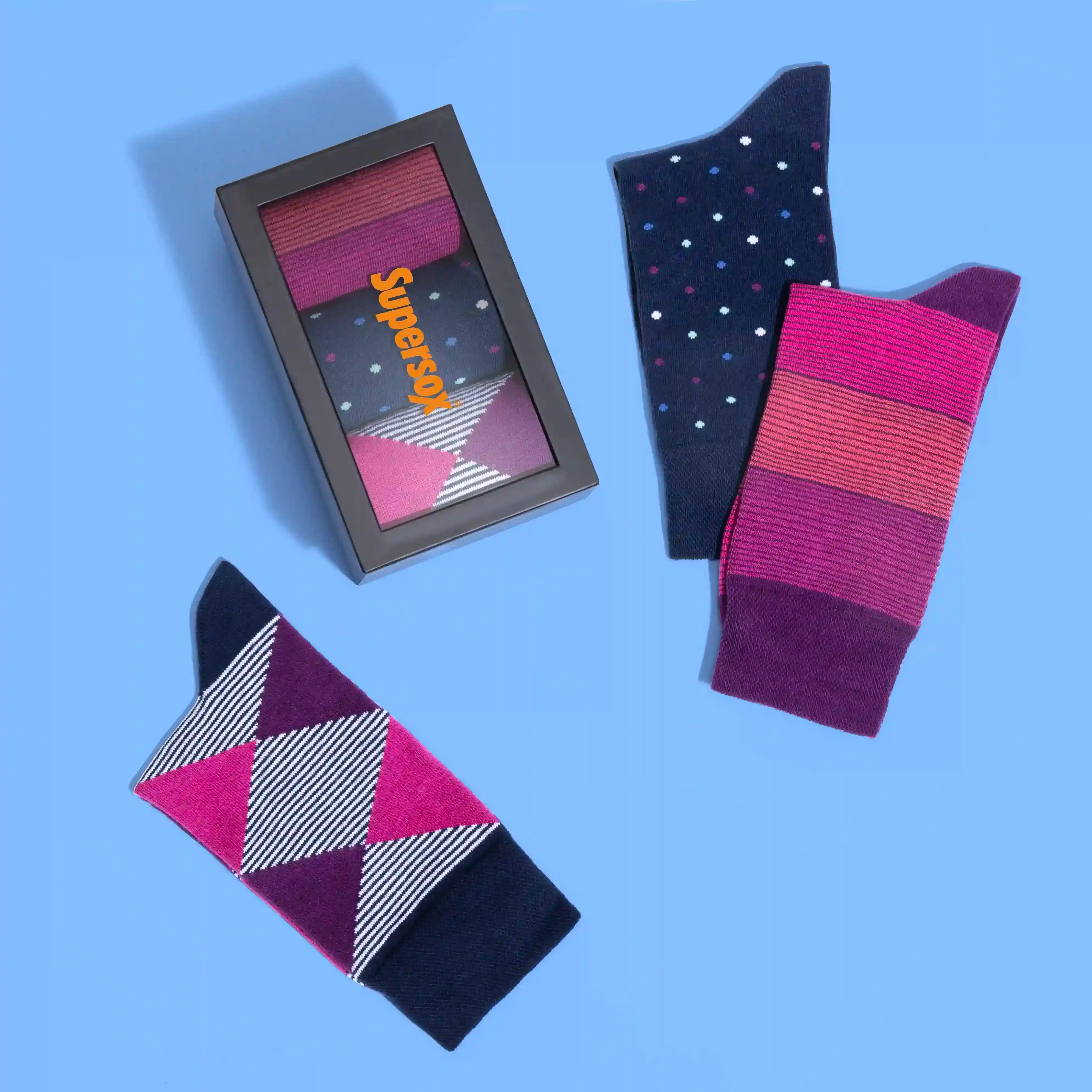 Funky Crew Socks - Unisex (Pack of 3)