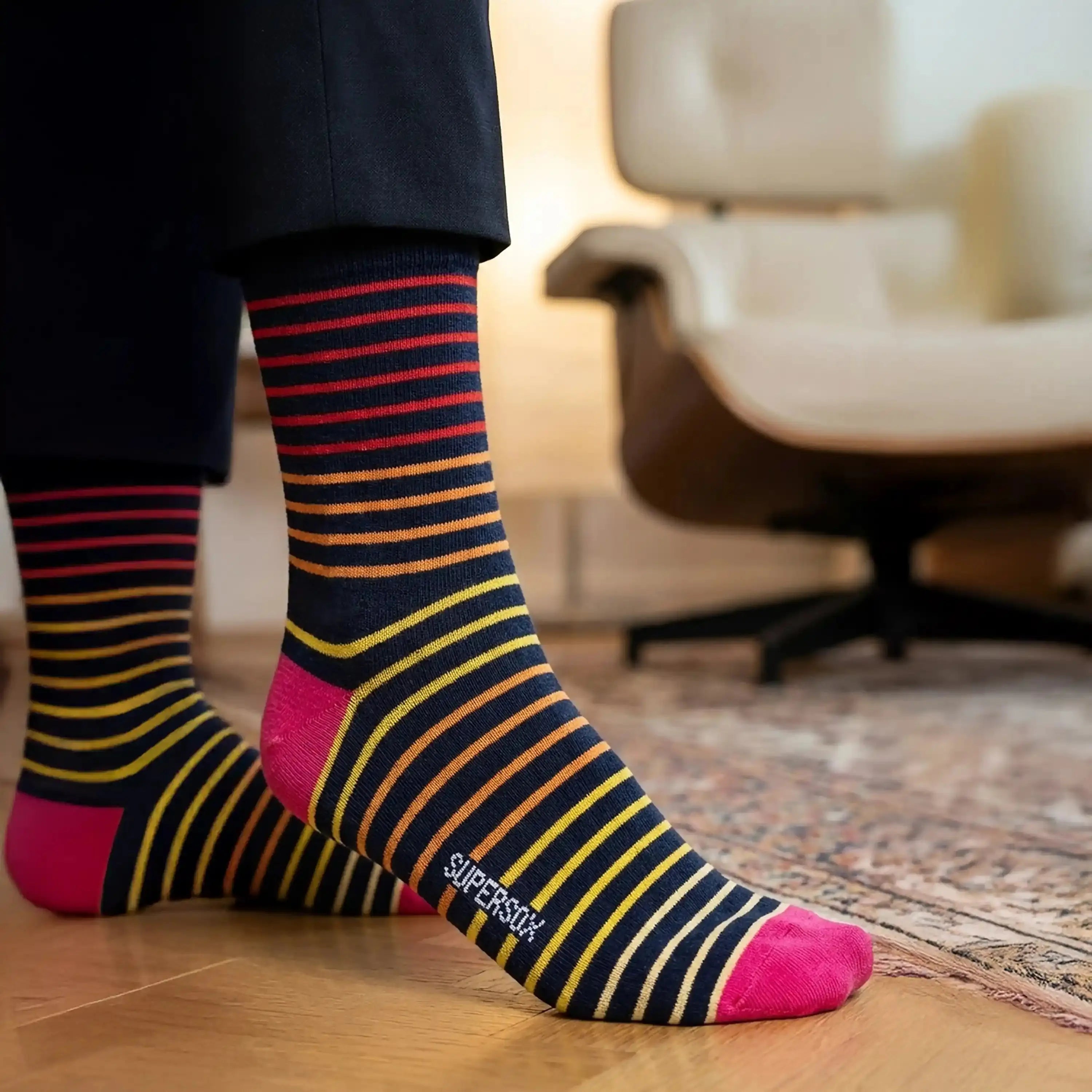 Funky Crew Socks - Unisex (Pack of 3) Supersox