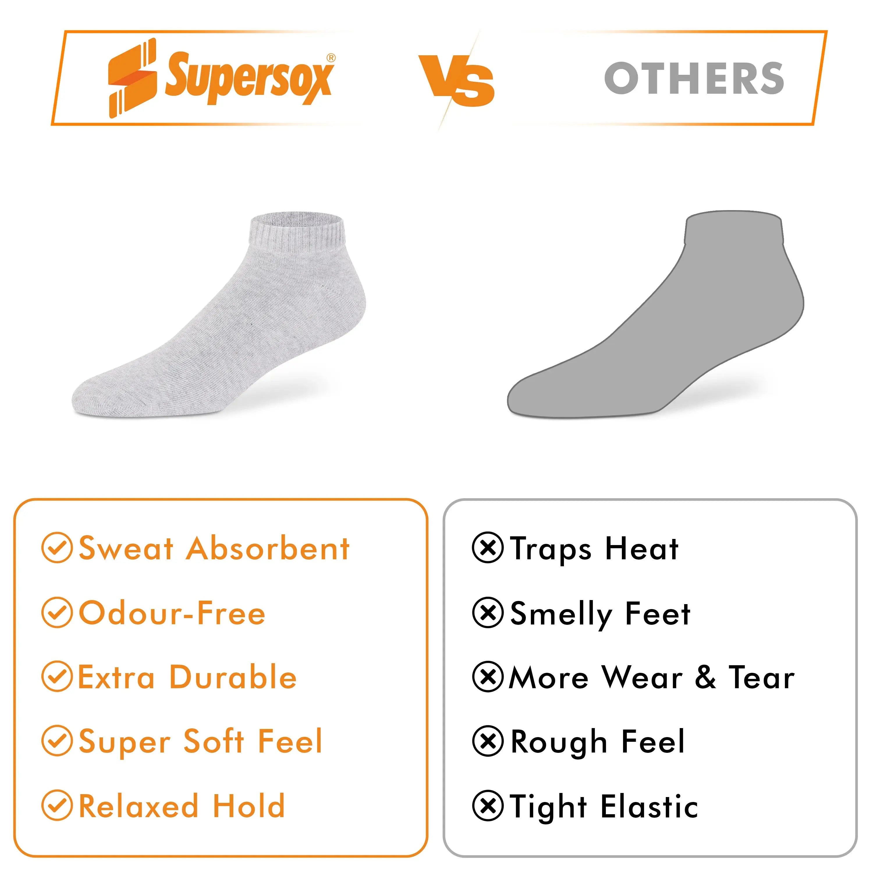 Black - White - Light Grey Melange