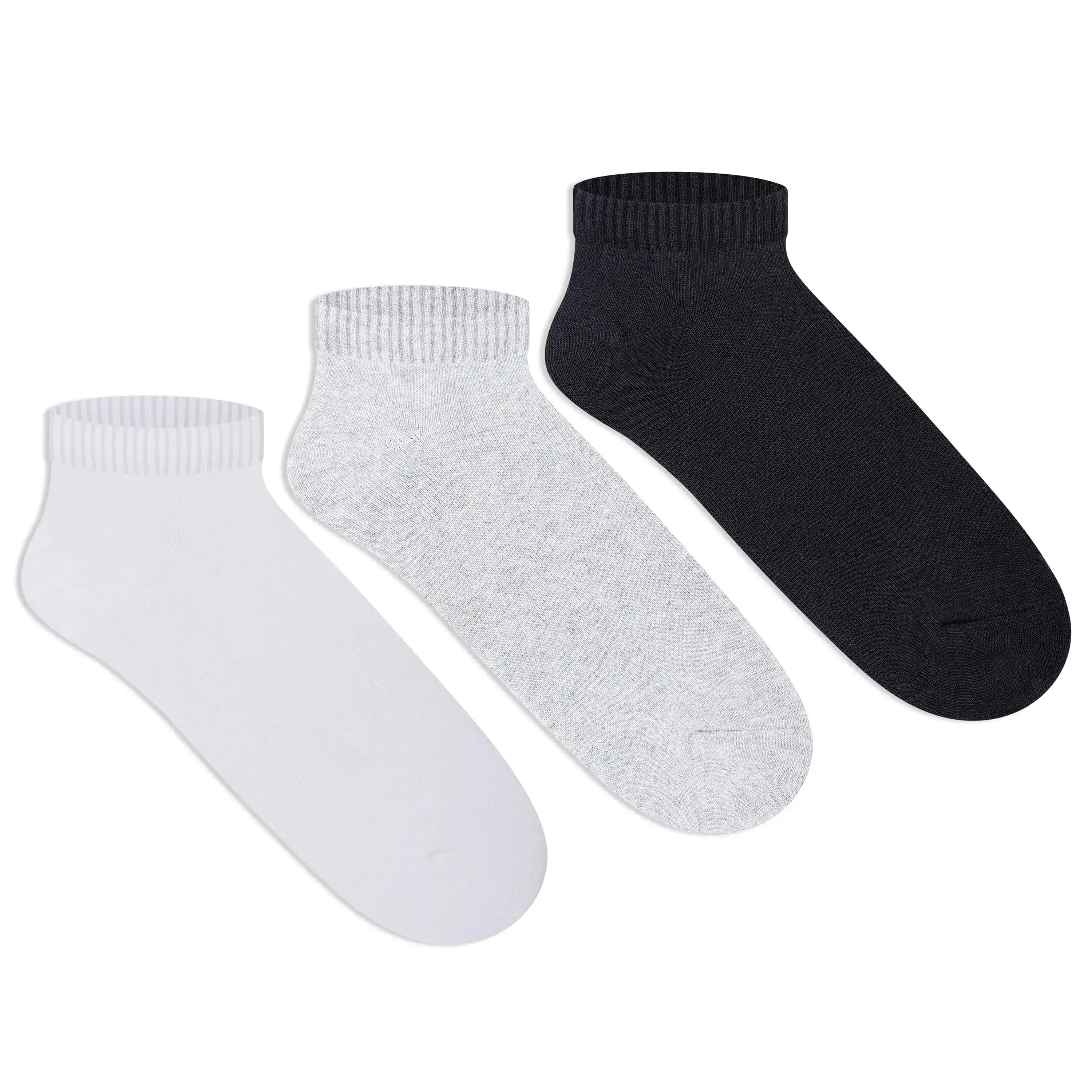 Black - White - Light Grey Melange