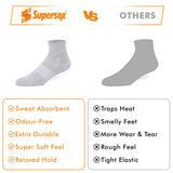 Black - White - Light Grey Melange
