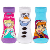 Disney Frozen Ankle Socks - Girls (Pack of 3)