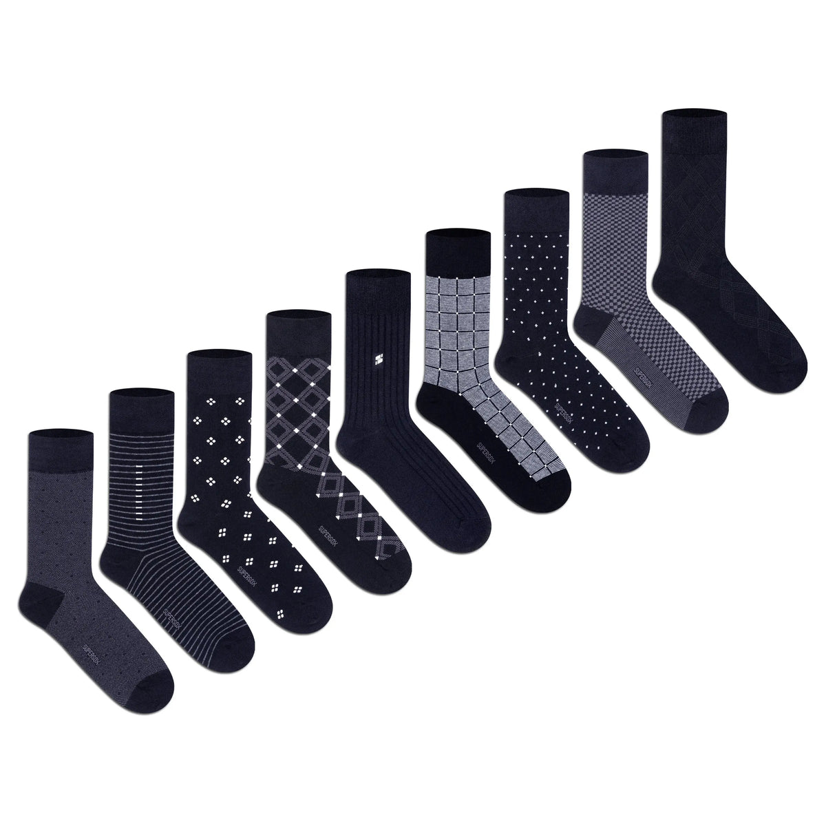 Workwear Black Box Socks - Men (Pack of 9)